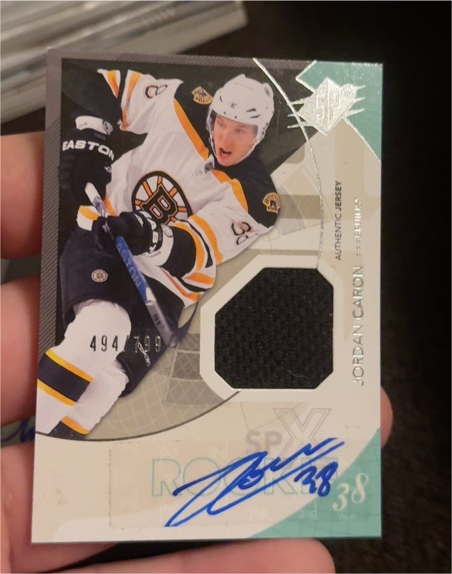 2010-11 Upper Deck SPx #175 Jordan Caron — front