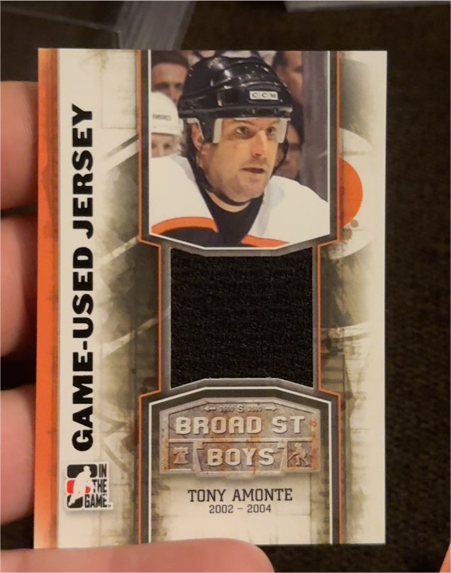 2011-12 In The Game Broad Street Boys #M-01 Tony Amonte — front