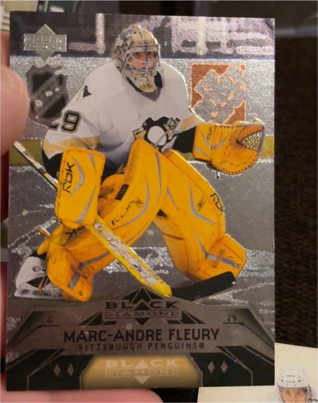 2007-08 Upper Deck Black Diamond #29 Marc-Andre Fleury — front