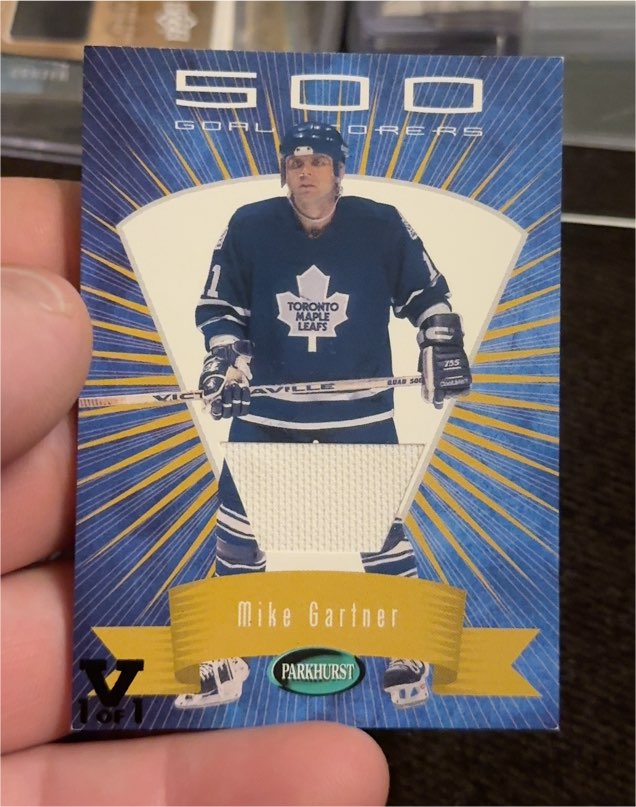 2001-02 Parkhurst 500 Goal Scorers #1 Mike Gartner — front