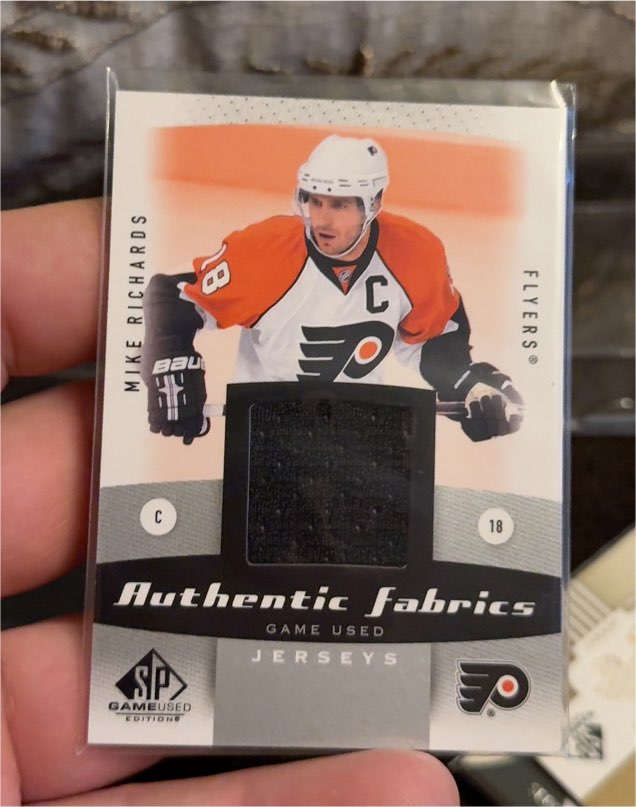 2010-11 SP Game Used Authentic Fabrics #AF-MR Mike Richards — front