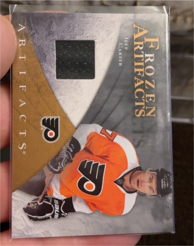 2010-11 Upper Deck Frozen Artifacts #FAR-JC Jeff Carter — front