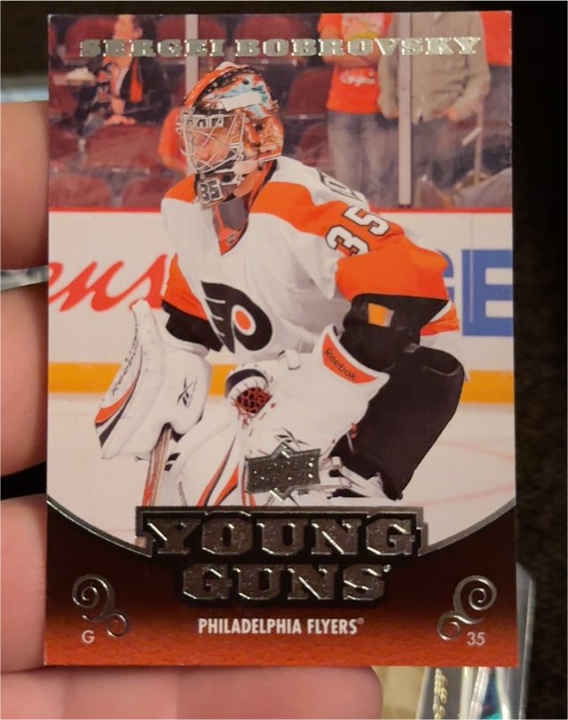 2010-11 Upper Deck Young Guns #240 Sergei Bobrovsky — front