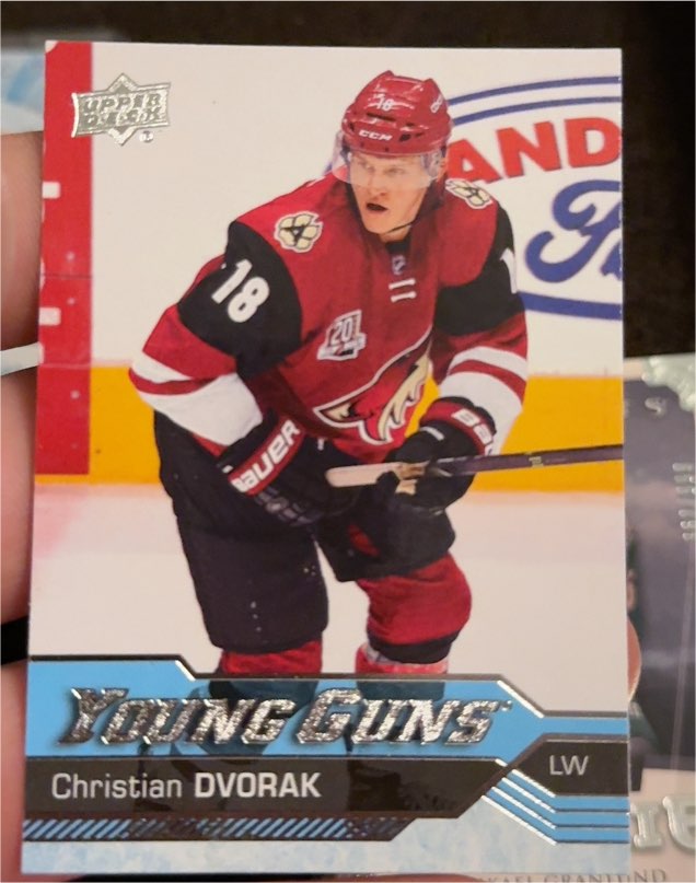 2016-17 Upper Deck Young Guns #235 Christian Dvorak — front