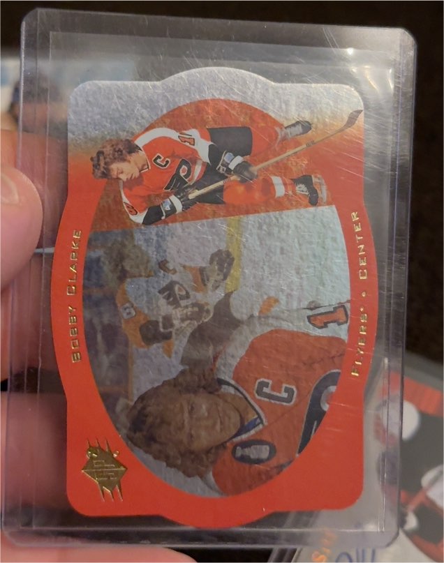 1996-97 Upper Deck SPx #6 Bobby Clarke — front