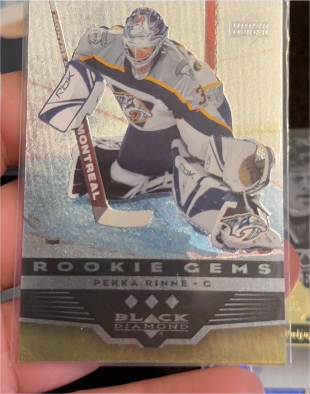 2005-06 Upper Deck Black Diamond #258 Pekka Rinne Rookie Gems — front