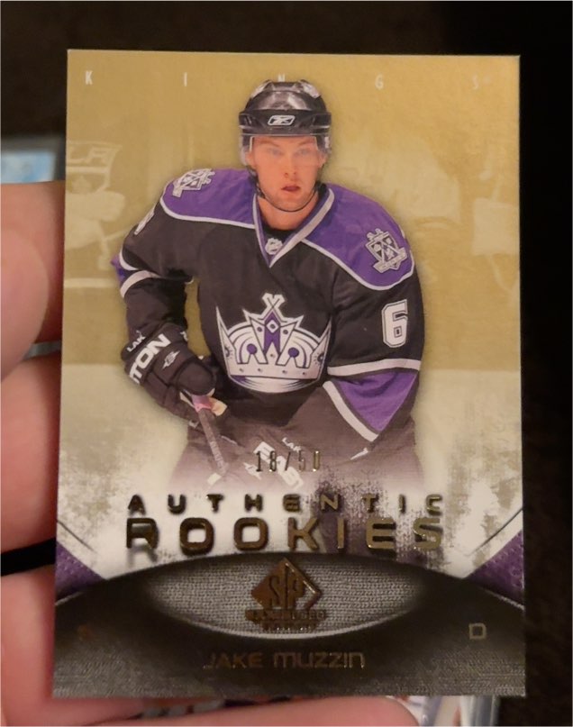 2010-11 Upper Deck SP Game Used #120 Jake Muzzin — front
