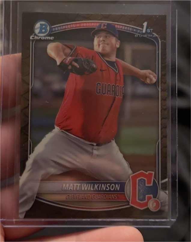 2025 Bowman Chrome Prospects #BCP-145 Matt Wilkinson — front