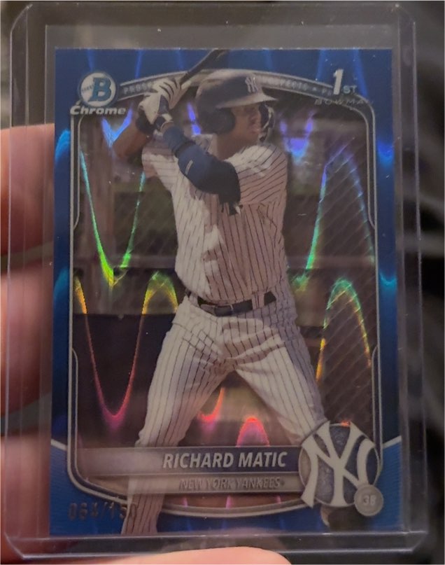 2025 Bowman Chrome #BCP-71 Richard Matic — front