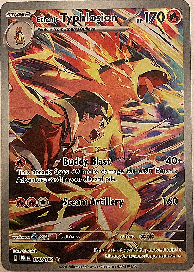 2025 Pokémon #190 Ethan's Typhlosion — front