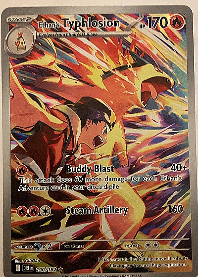 2023 Pokémon TCG #190 Ethan's Typhlosion — front