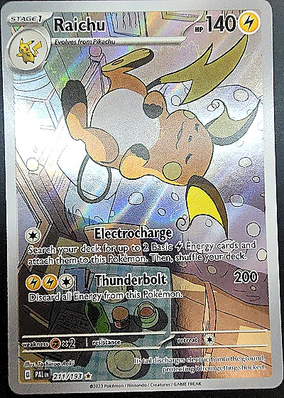 2024 Pokémon SV02: Paldea Evolved #211/193 Raichu — front