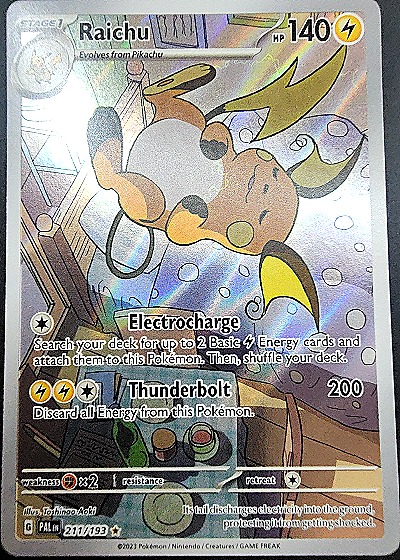 2024 Pokémon SV02: Paldea Evolved #211/193 Raichu — front