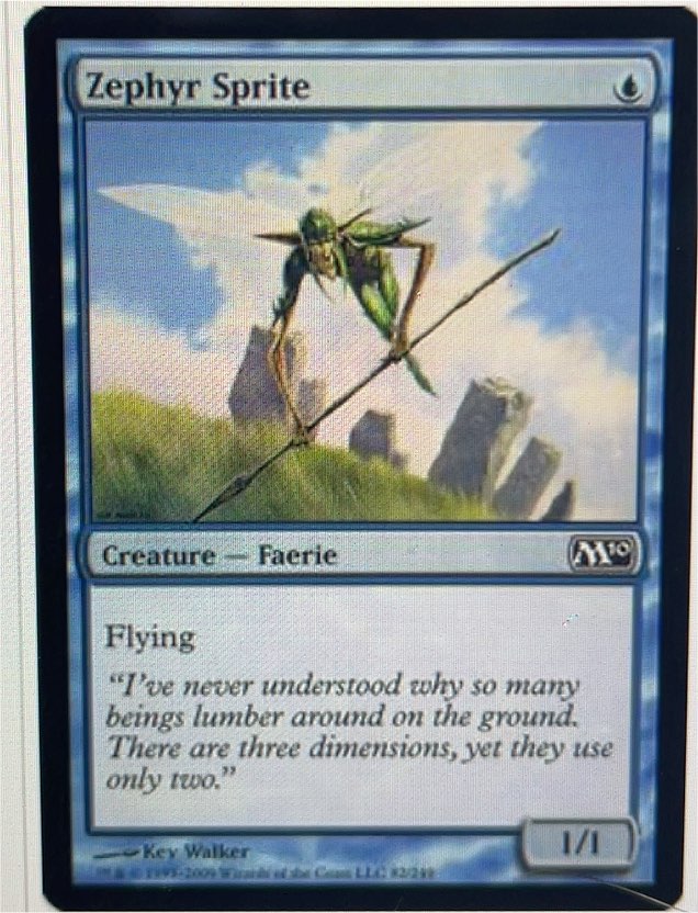 Magic 2010 (M10) #82 Zephyr Sprite — front