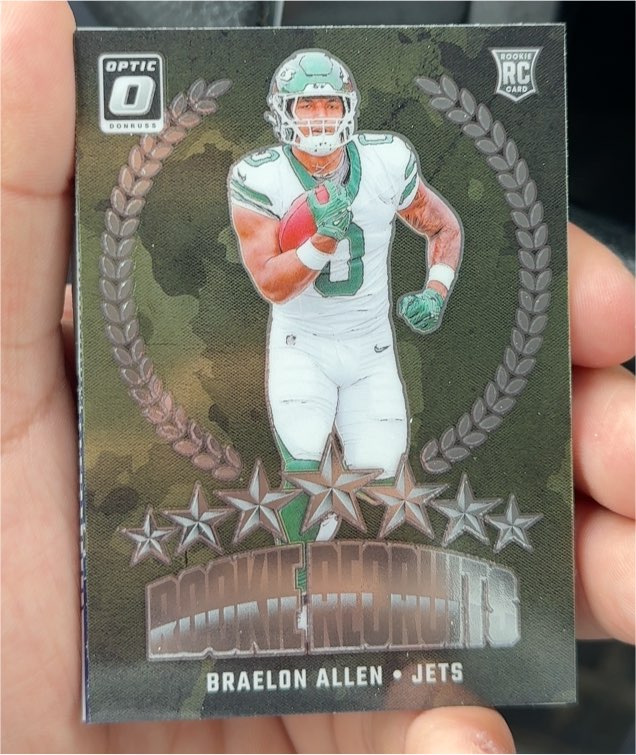 2024 Donruss Optic #18 Braelon Allen Rookie Recruits — front