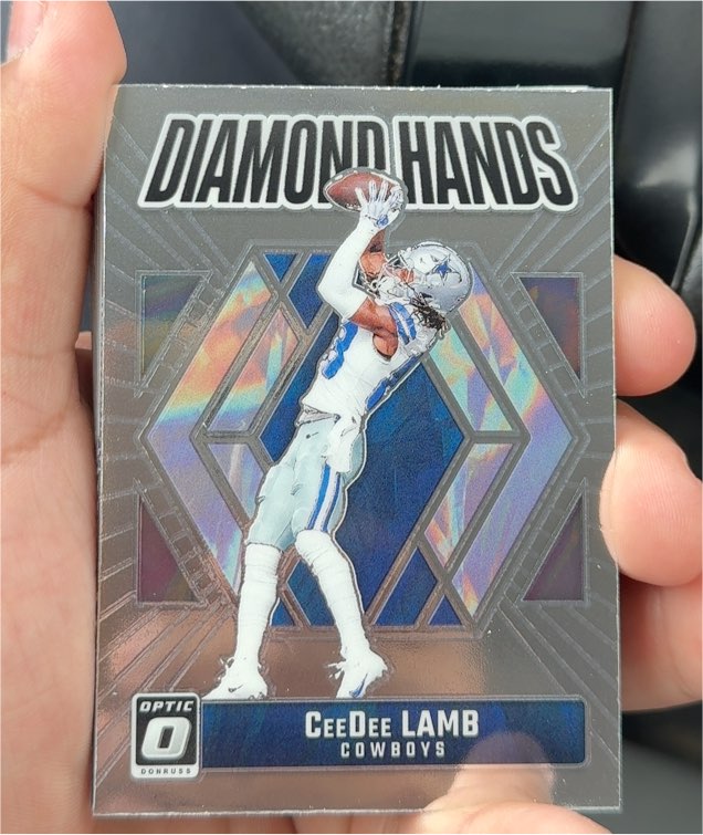 2024 Donruss Optic #7 CeeDee Lamb Diamond Hands — front