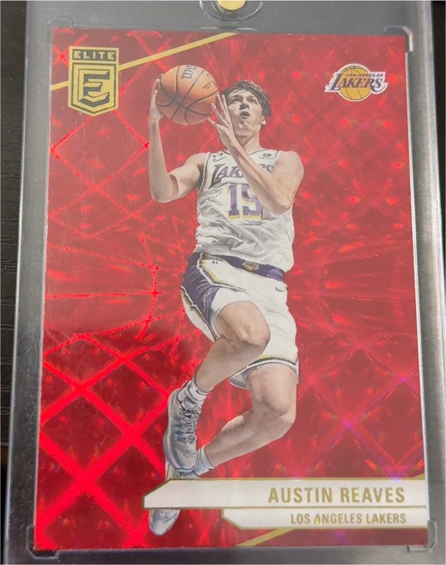 2023-24 Panini Elite International Red #149 Austin Reaves — front