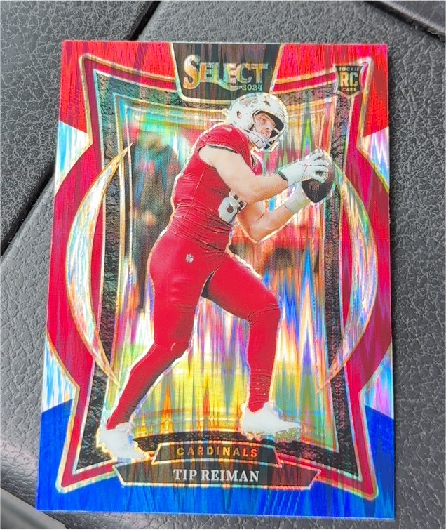 2024 Panini Select #32 Tip Reiman Concourse Red Prizm Rookie — front
