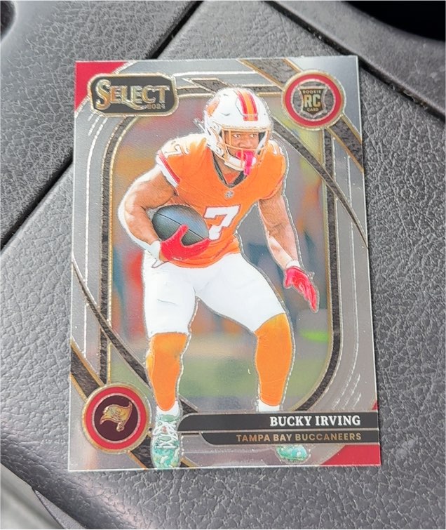 2024 Panini Select Bucky Irving Rookie Card — front