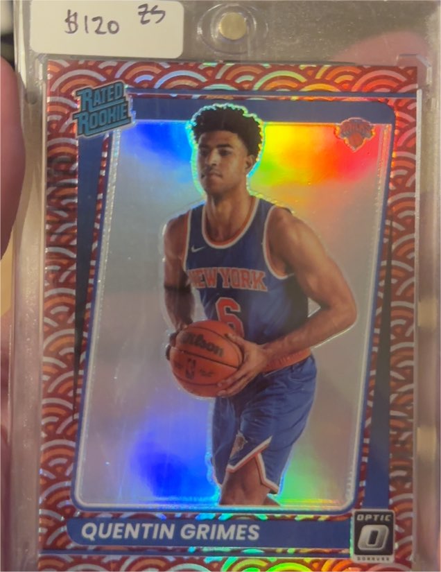 2021-22 Donruss Optic #166 Quentin Grimes — front