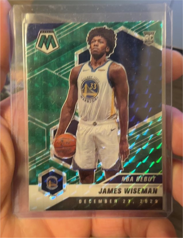 2020-21 Panini Mosaic #266 James Wiseman NBA Debut — front