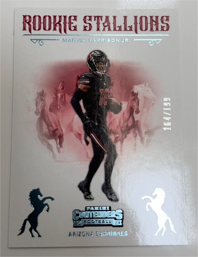 2024 Panini Contenders #5 Marvin Harrison Jr. — front