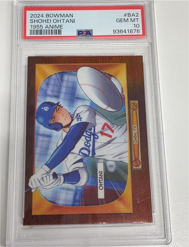 2024 Bowman #BA2 Shohei Ohtani 1955 Anime — front