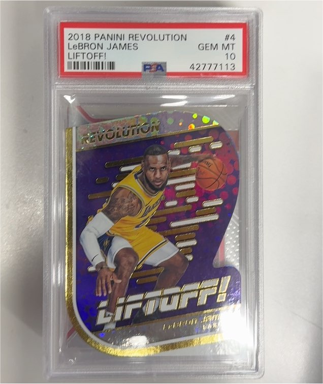 2018 Panini Revolution #4 LeBron James Liftoff! — front