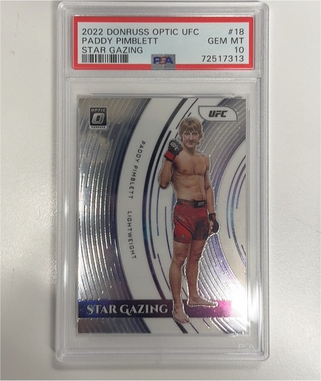 2022 Donruss Optic UFC #18 Paddy Pimblett Star Gazing — front
