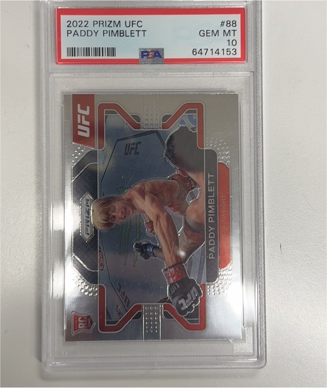 2022 Panini Prizm UFC #88 Paddy Pimblett — front