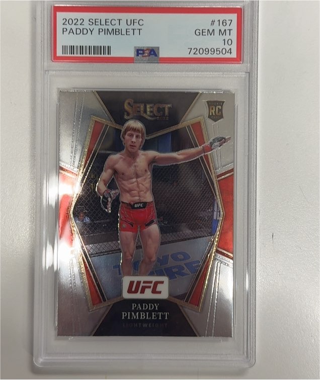 2022 Panini Select UFC #167 Paddy Pimblett — front