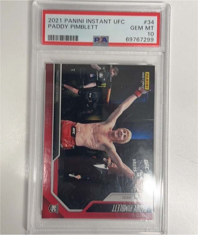 2021 Panini Instant UFC #34 Paddy Pimblett — front