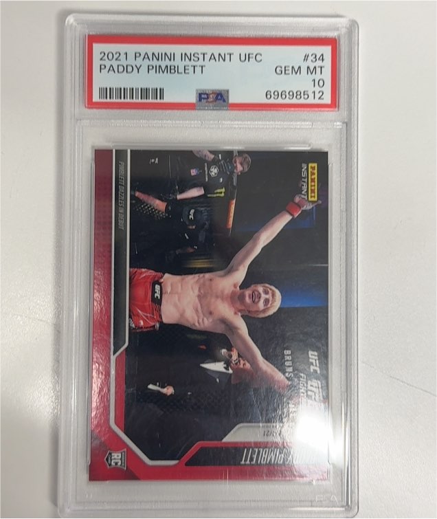 2021 Panini Instant UFC #34 Paddy Pimblett — front