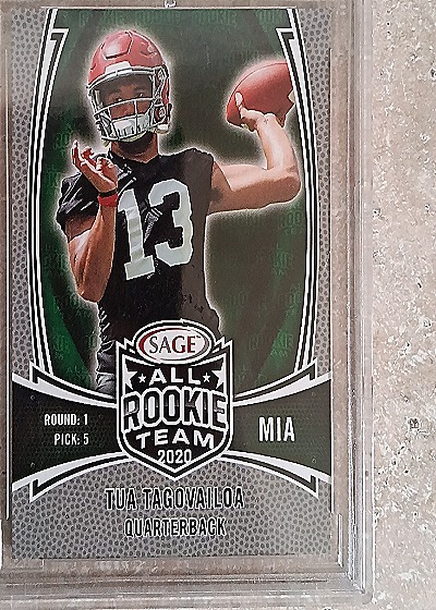 2020 Sage All Rookie Team #RT-2 Tua Tagovailoa — front