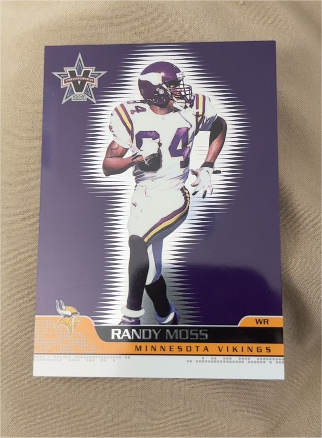 2001 Pacific Vanguard #53 Randy Moss — front