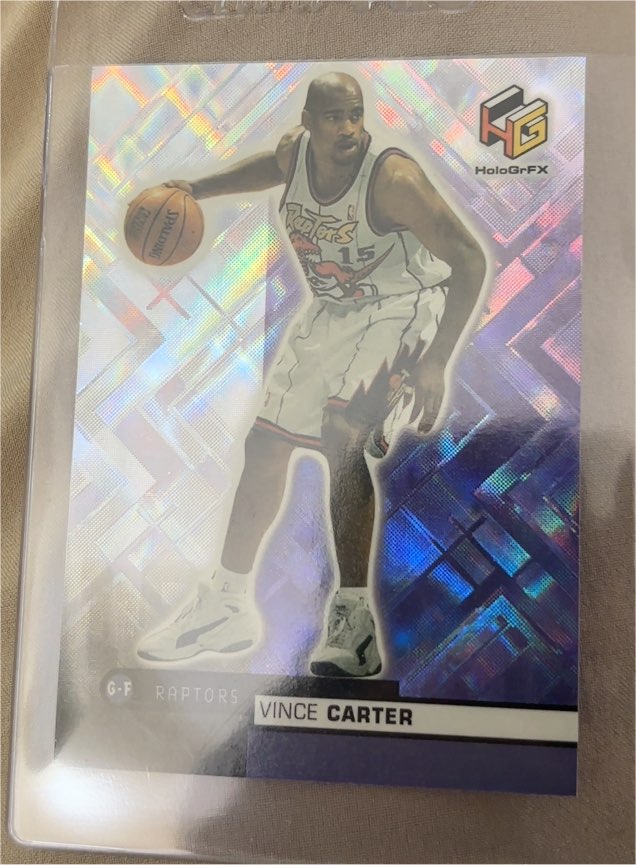 1999-00 Upper Deck HoloGrFX #53 Vince Carter — front