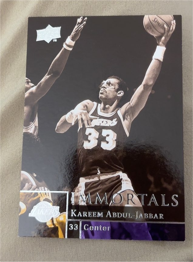 2009-10 Upper Deck Immortals #247 Kareem Abdul-Jabbar — front