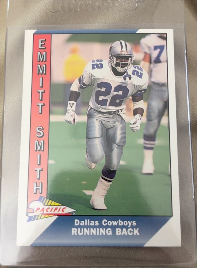 1991 Pacific #107 Emmitt Smith — front