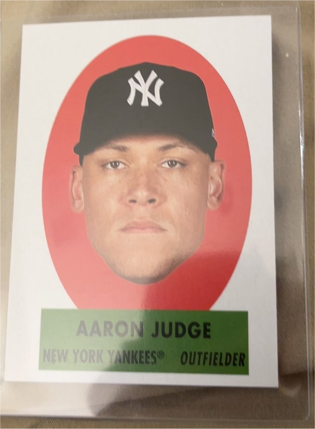 2021 Topps Archives 1963 Topps Peel-Offs #69PO-7 Aaron Judge — front