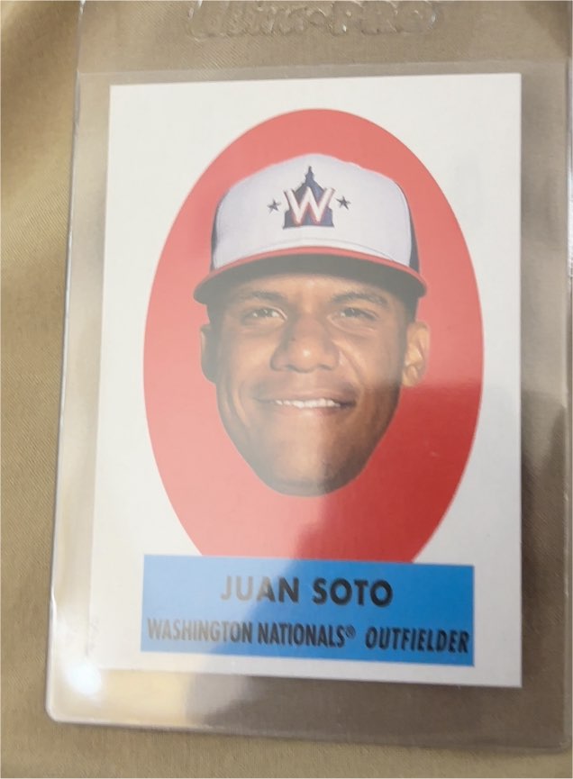 2021 Topps Archives 1963 Peel Off #69PO-10 Juan Soto — front