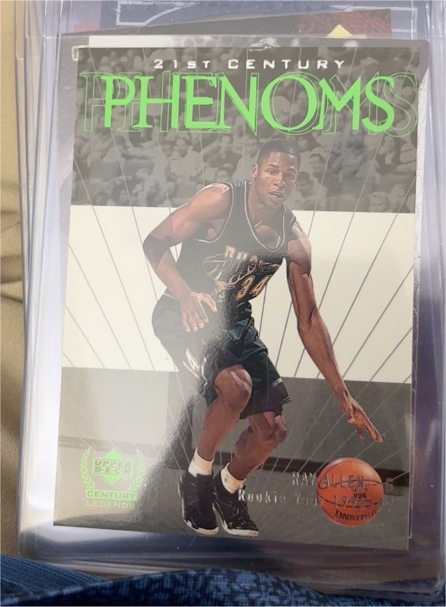 1998-99 Upper Deck Century Legends #67 Ray Allen — front