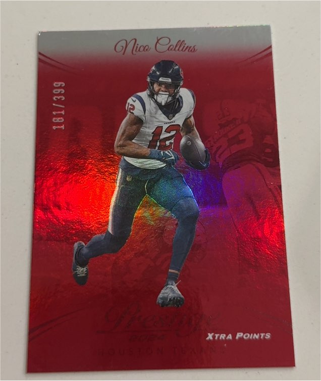 2024 Panini Prestige Xtra Points Red #181 Nico Collins — front