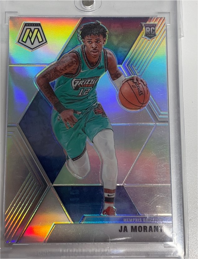 2019-20 Panini Mosaic #219 Ja Morant Rookie Card — front