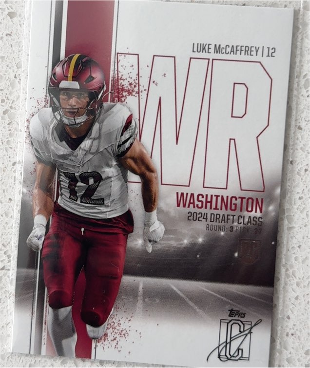 2024 Topps Signature Class #197 Luke McCaffrey — front