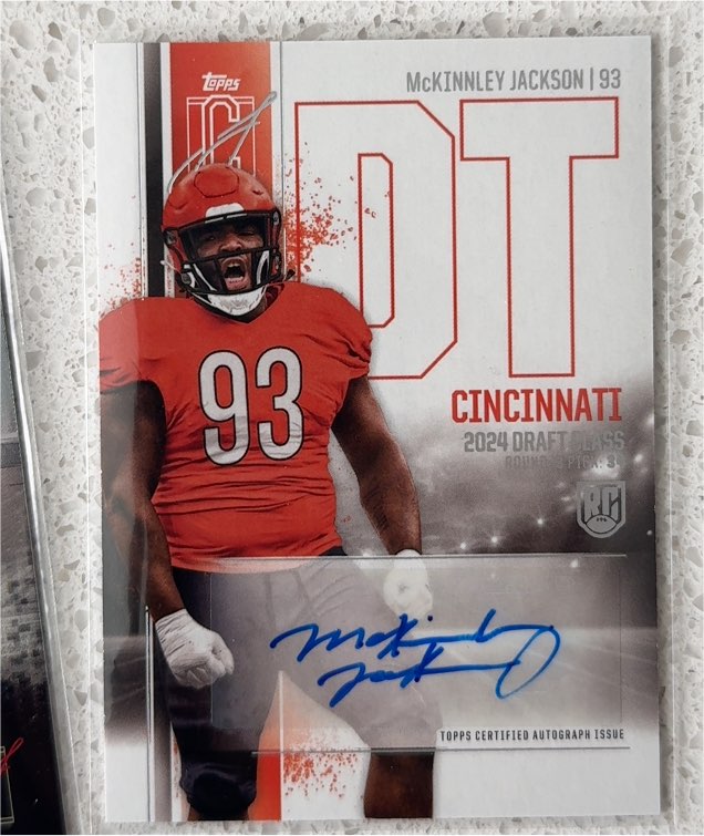 2024 Topps Signature Class #93 McKinnley Jackson — front