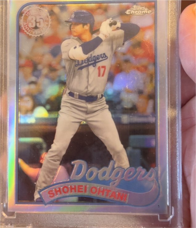 2024 Topps Chrome 1989 Topps Baseball #89CB-5 Shohei Ohtani — front