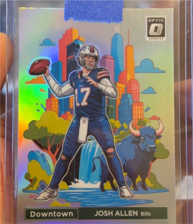 2024 Panini Donruss Optic Downtown! #2 Josh Allen — front