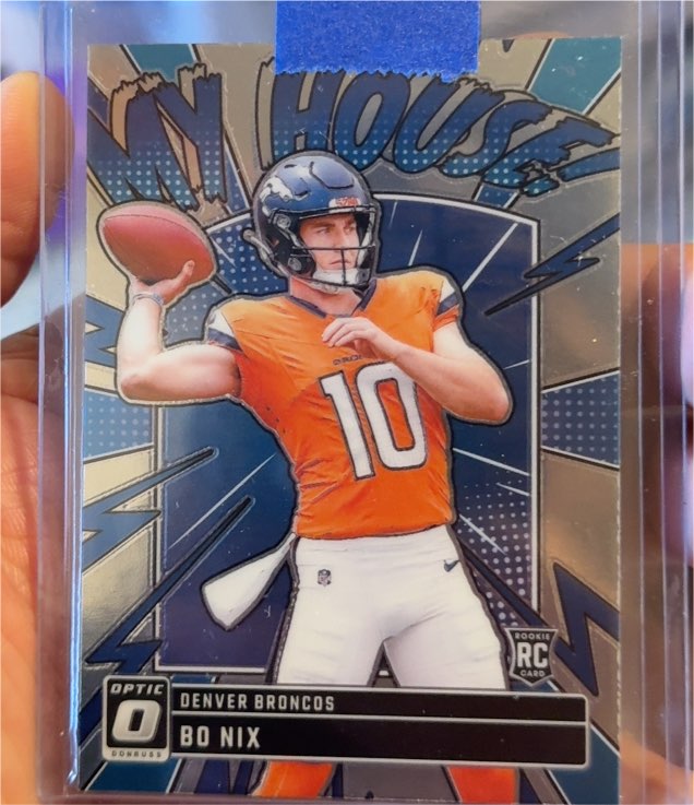 2024 Panini Donruss Optic #10 Bo Nix My House — front