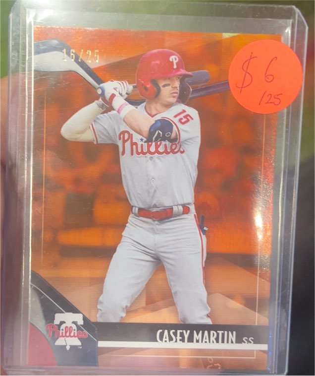 2021 Bowman Platinum #TOP-15 Casey Martin — front