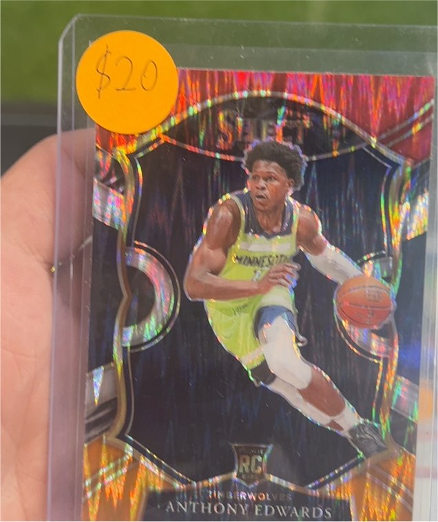 2020-21 Panini Select #61 Anthony Edwards — front